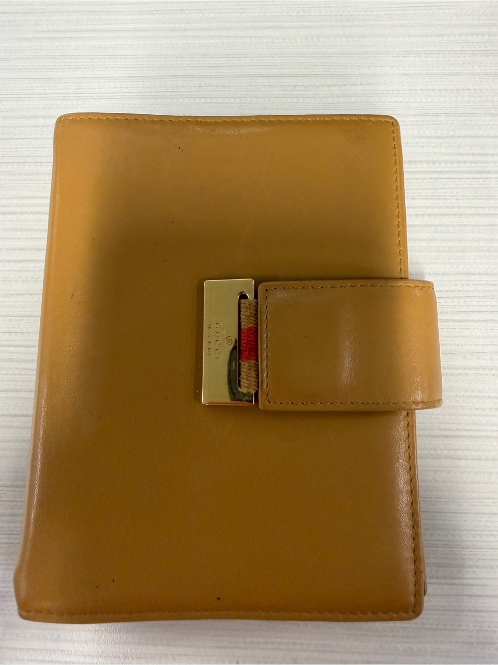 Gucci Tan Leather Organizer/Planner